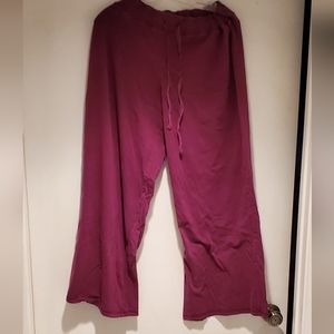 Yoga PJ Pants Gilligan & O'Malley Lounge-Pants Wine Color Size L